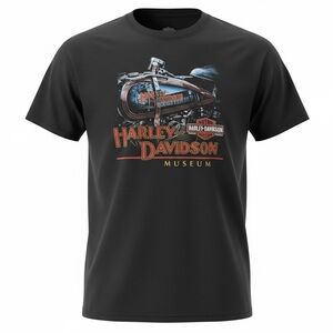 👛 (ANY 2/$25) HARLEY DAVIDSON MUSEUM Short Sleeve Tee